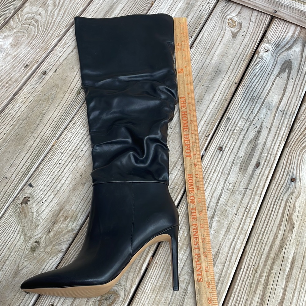 NWOT- I.N.C "Iyonna" Over-The-Knee Black Slouch Boots Size 11 - Picture 5 of 15